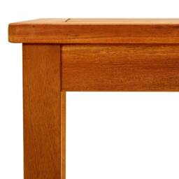 Berkfield Home Decorative Garden Coffee Table 50x35x36 cm Solid Acacia Wood in Brown - Size: 50 x 35 x 36 cm - thumbnail 6