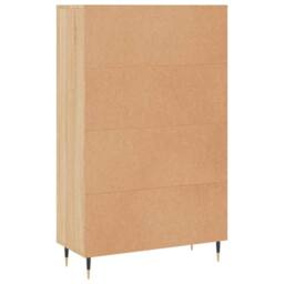 Berkfield Home Highboard Sonoma Oak 69.5x31x115 cm Engineered Wood in Brown - thumbnail 8