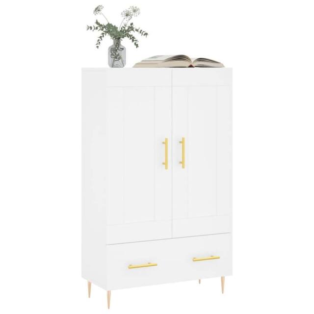 Berkfield Home Highboard White 69.5x31x115 cm Engineered Wood - image 1