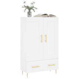 Berkfield Home Highboard White 69.5x31x115 cm Engineered Wood - thumbnail 1