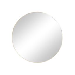 Melody Maison Large Round Champagne Wall Mirror - 80cm X 80cm in Metallic Gold - Size: 80 cm X 80 cm - thumbnail 1