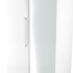 Ready Assembled 2 U Lyon Tall Double Mirror Wardrobe (Ready Assembled) in White - Size: Large - thumbnail 5