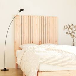 Berkfield Home Wall Headboard 127.5x3x110 cm Solid Wood Pine in Light Brown - thumbnail 2