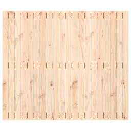 Berkfield Home Wall Headboard 127.5x3x110 cm Solid Wood Pine in Light Brown - thumbnail 4