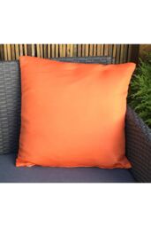 Royalcraft Pair of Outdoor Garden Sofa Chair Furniture Scatter Cushions in Orange - thumbnail 2