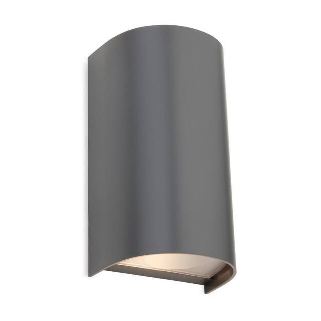Netlighting Swift Resin 2 Light Wall Graphite IP65 in Grey