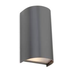 Netlighting Swift Resin 2 Light Wall Graphite IP65 in Grey