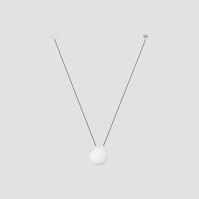 Netlighting Mine 1 Light Ceiling Pendant White Wood E27