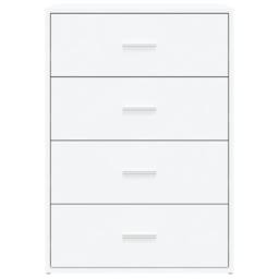 Berkfield Home Sideboard White 60x31x84 cm Engineered Wood - Size: 60 x 31 x 84 cm - thumbnail 5