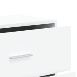 Berkfield Home Sideboard White 60x31x84 cm Engineered Wood - Size: 60 x 31 x 84 cm - thumbnail 8