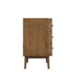 Lemon Pavilion Furniture Callie Chest of Drawers - Wood Variant/Weave - L45xW80xH80 cm in Brown - thumbnail 4