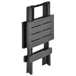 Berkfield Home Folding Garden Table Anthracite 45x43x50 cm Plastic in Black - Size: 45 x 43 x 50 cm - thumbnail 4