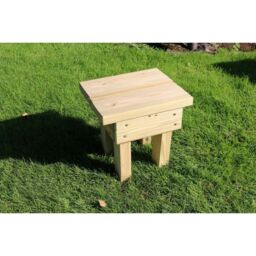 Churnet Valley Garden Furniture Ltd Pressure Treated Footstool/Foot Rest - Timber - Fully Assembled in Brown - thumbnail 2