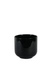 KDMD Hortus Havana Glossy Black Ceramic Pot 16cm 2 Pack - thumbnail 2