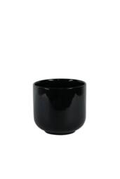 KDMD Hortus Havana Glossy Black Ceramic Pot 16cm 2 Pack