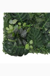 H&O Direct 60cm L x 40cm W Artificial Green Plants Wall Hedge - Size: 60 cm L x 40 cm W - thumbnail 5