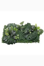 H&O Direct 60cm L x 40cm W Artificial Green Plants Wall Hedge - Size: 60 cm L x 40 cm W - thumbnail 3