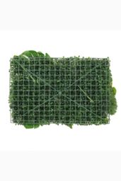 H&O Direct 60cm L x 40cm W Artificial Green Plants Wall Hedge - Size: 60 cm L x 40 cm W - thumbnail 4