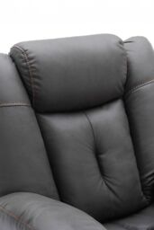 More4Homes Afton Technology Fabric Recliner Rocking Swivel Cinema Sofa Chair in Charcoal - thumbnail 4