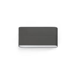 Netlighting Aday LED Outdoor Large Up Down Wall Light Dark Grey IP54