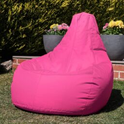 icon Recliner Indoor Outdoor Bean Bag Khaki Bean Bag Chair in Pink - thumbnail 2