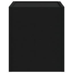 Berkfield Home Decorative Wall-mounted Bedside Cabinets 2 pcs Black 45x30x35 cm - Size: 45 x 30 x 35 cm - thumbnail 6