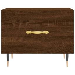 Berkfield Home Decorative Coffee Tables 2 pcs Brown Oak 50x50x40 cm Engineered Wood - Size: 50 x 50 x 40 cm - thumbnail 6