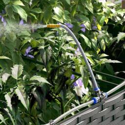 Berkfield Home Garden Planters with Water Irrigation System 2 pcs Black - thumbnail 5
