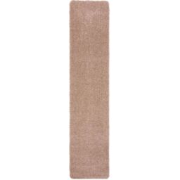 THE RUGS Washable Non Slip Shaggy Rug Soft Stain Resistant Plain in Dusty Pink - Size: 60 cm x 100 cm - thumbnail 9