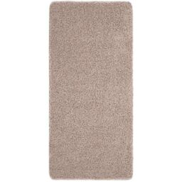 THE RUGS Washable Non Slip Shaggy Rug Soft Stain Resistant Plain in Dusty Pink - Size: 60 cm x 100 cm - thumbnail 2