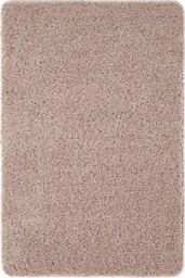 THE RUGS Washable Non Slip Shaggy Rug Soft Stain Resistant Plain in Dusty Pink - Size: 60 cm x 100 cm - thumbnail 1