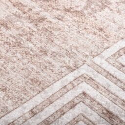 Berkfield Home Rug Washable 80x300 cm Beige Anti Slip - Size: 100 cm diameter - thumbnail 5