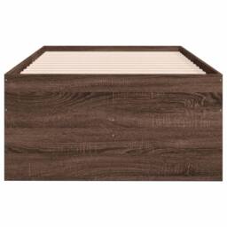 Berkfield Home Versatile Daybed with Drawers without Mattress Brown Oak 75x190 c - thumbnail 5
