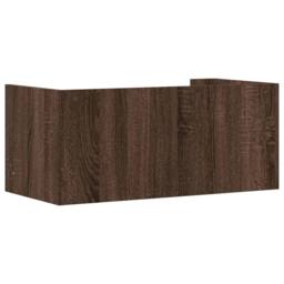 Berkfield Home Wall Shelf Brown Oak 70.5x35x30.5 cm Engineered Wood - thumbnail 6