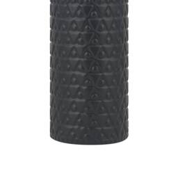 Wyld and Coco Black Stoneware Table Vase with Gold Neck 39cm - thumbnail 6