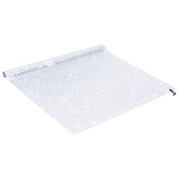 Berkfield Home Decorative Window Films 2 pcs Frosted Flowers Pattern PVC in White - thumbnail 5