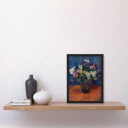 Artery8 William James Glackens Framed Wall Art Print Flower Bouquet in Vase - Size: A4 - thumbnail 2