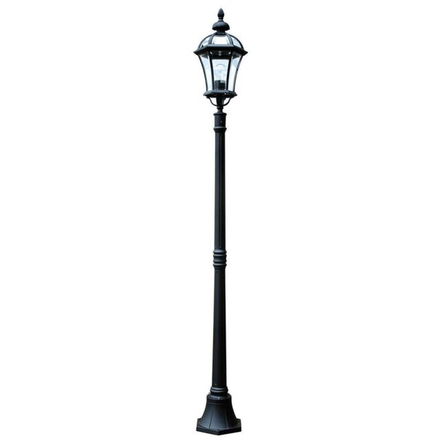 Netlighting Ledbury 1 Light Outdoor Lamp Post Black IP44 E27 - image 1