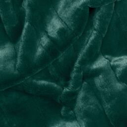 Paoletti Empress Faux Fur Throw in Emerald - Size: 130 cm x 180 cm - thumbnail 4