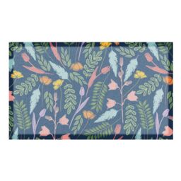 Artsy Mats Blue Leaves Indoor Outdoor Doormat (70 x 40cm) - Size: 40 cm x 70 cm - thumbnail 3