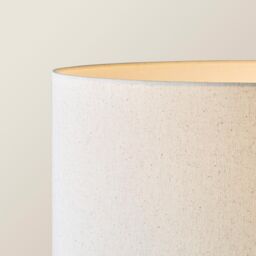 ValueLights Desmond Side Table Tripod Floor Lamp with Natural Linen Lamp Shade - thumbnail 4