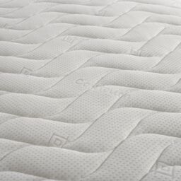 Somnior Memory Foam Quilted Sprung Mattress Medium Feel in White - Size: Double - thumbnail 3