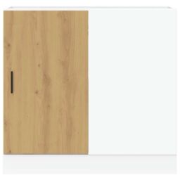 Berkfield Home Sink Base Cabinet Artisan Oak Engineered Wood in Brown - thumbnail 5