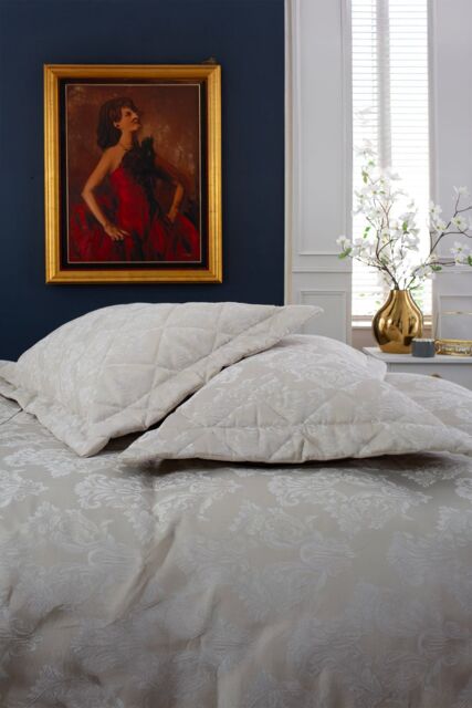 The Lyndon Company Versailles Jacquard Pillowsham Pair - 50x75cm - Decorative Damask Bed Pillow Covers - Deyongs 1846 - Size: Standard Pillow Case - image 1