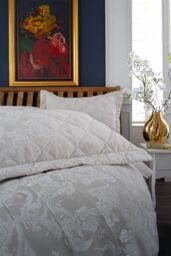 The Lyndon Company Versailles Jacquard Pillowsham Pair - 50x75cm - Decorative Damask Bed Pillow Covers - Deyongs 1846 - Size: Standard Pillow Case - thumbnail 2
