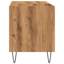 Berkfield Home Record Cabinet Artisan Oak 84.5x38x48 cm Engineered Wood in Brown - thumbnail 5