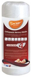 Sareer Furniture Limited Orthopaedic Memory Foam Mattress in White - Size: Small Double - thumbnail 4