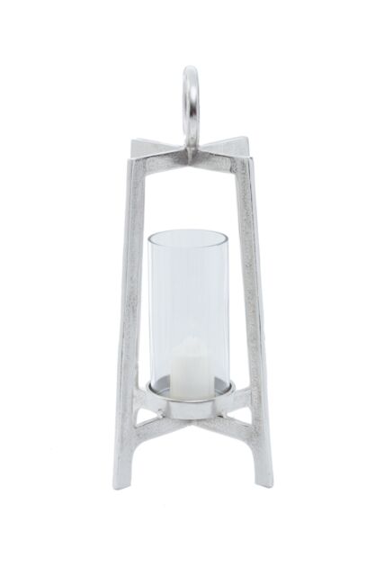 Orsina Modern Candle Holder, Stylish Design Steel Candle Holder, Durable in Silver - image 1