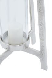Orsina Modern Candle Holder, Stylish Design Steel Candle Holder, Durable in Silver - thumbnail 5