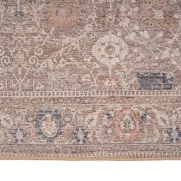 Kukoon Beige Floral Washable & Non Slip Distressed Living Room Area Rug - Size: 240 cm x 330 cm - thumbnail 6